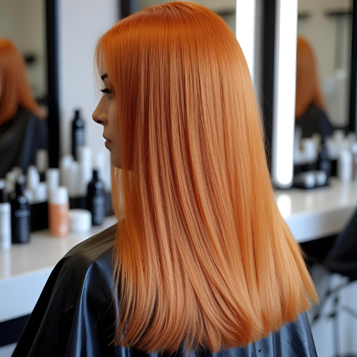 رنگ مو فانتزی نارنجی در کرج رنگ مو فانتزی نارنجی در کرج