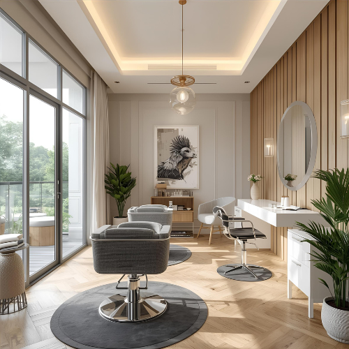 محیط مناسب و آرامش بخش سالن زیبایی