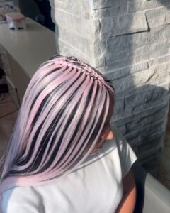 مدل بافت مو دخترانه برای مهمانی ساده و شیک