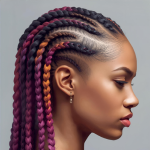 بافت مو با موی اضافه برای مجالس